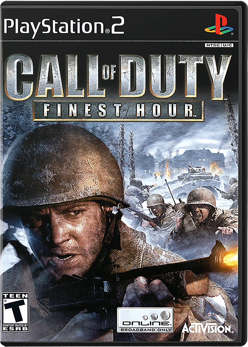 Call of Duty Finest Hour box art for Playstation 2